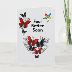 Order of Eastern Star Get Well Card for OES