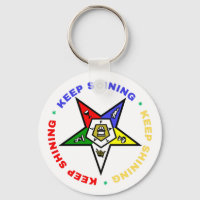 Order of Eastern Star Keychain for OES Gift