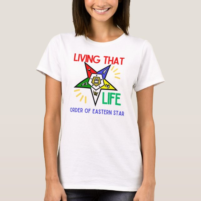 Order of Eastern Star Shirt for OES Gift for Her (Front)