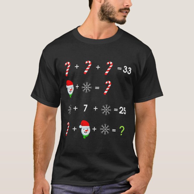 Order Of Operations Quiz Funny Math Teacher Christ T-Shirt (Front)