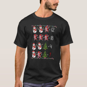 Order of Operations Quiz Math Teacher Christmas T-Shirt
