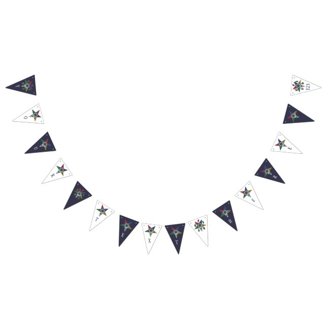 Order Of The Eastern Star Bunting (All)
