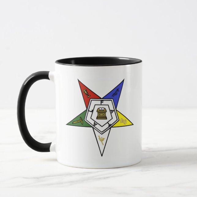 Order of the Eastern Star Emblem Mug (Left)