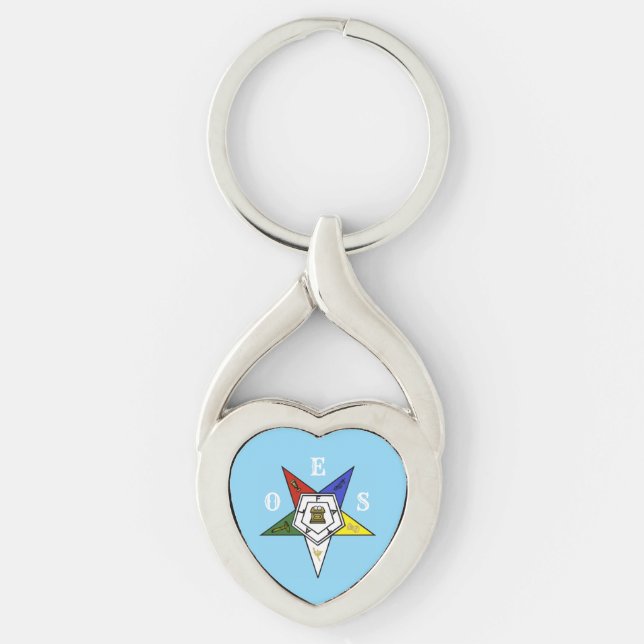 Order of the Eastern Star Emblem of the Order Key Ring (Front)