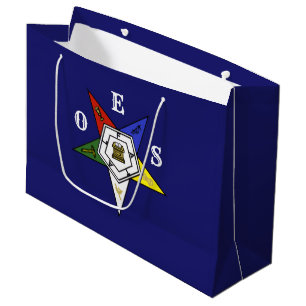 Order of the Eastern Star Emblem of the Order Large Gift Bag