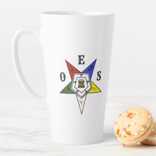 Order of the Eastern Star Emblem of the Order Latte Mug
