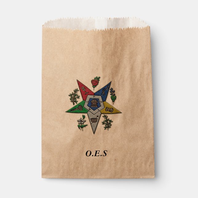 Order Of The Eastern Star Favour Bags (Front)