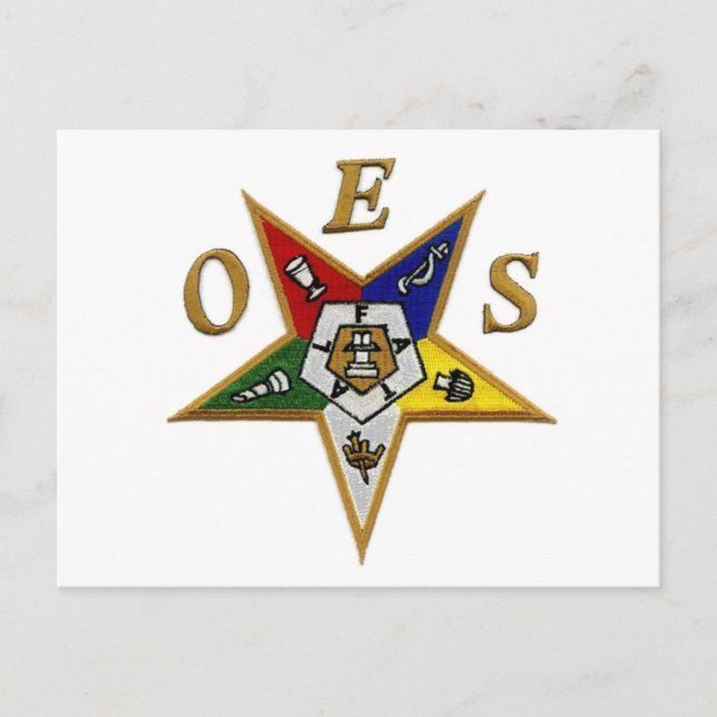 ORDER of the EASTERN STAR Postcard (Front)
