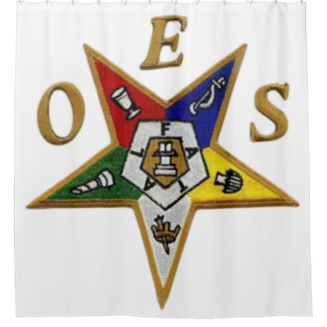 ORDER of the EASTERN STAR Shower Curtain (Front)