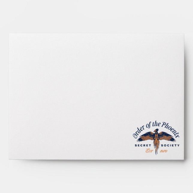 ORDER OF THE PHOENIX Secret Society Graphic Envelope (Front)
