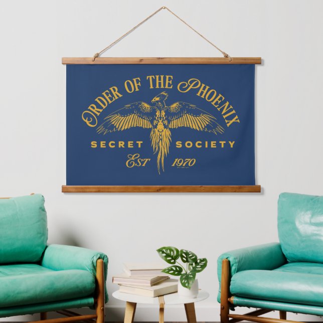 ORDER OF THE PHOENIX Secret Society Graphic Hanging Tapestry (Living Room)