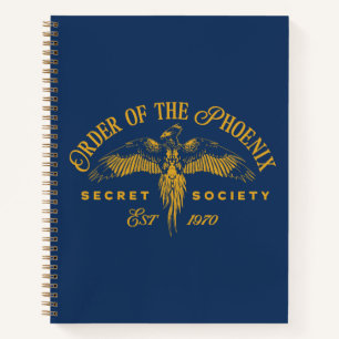 ORDER OF THE PHOENIX Secret Society Graphic Notebook