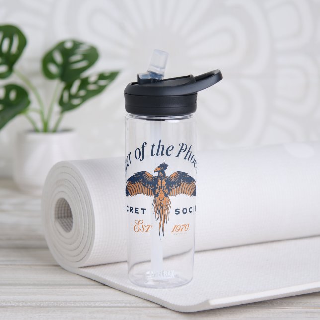 ORDER OF THE PHOENIX Secret Society Graphic Water Bottle (Yoga)