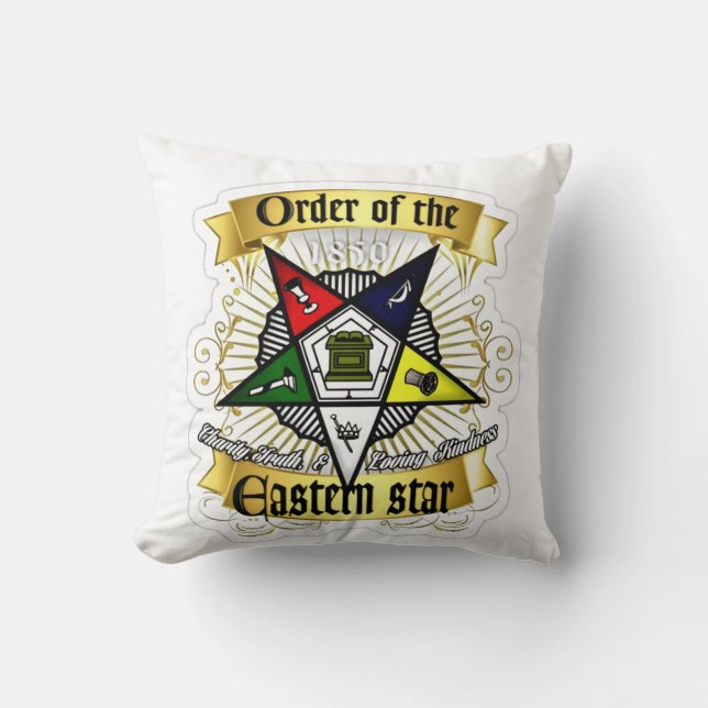 Order or Eastern Star Giant Cushion (Front)