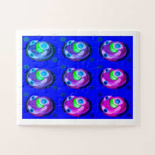 Order out of chaos art jigsaw puzzle (Horizontal)