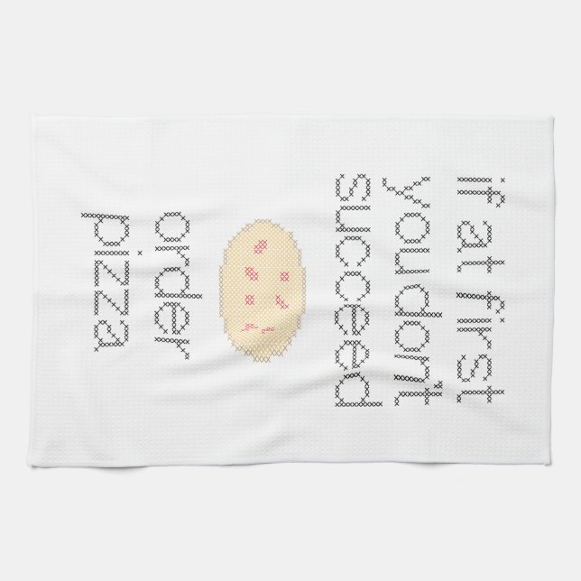 Order Pizza! Tea Towel (Horizontal)
