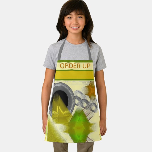 "Order Up" All-Over Print Apron (Insitu)