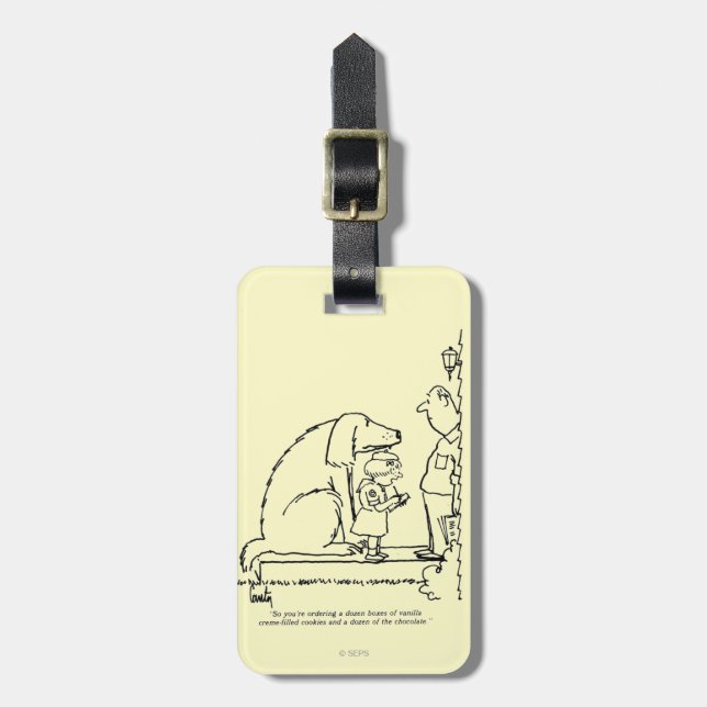 Ordering Cookies Luggage Tag (Front Vertical)