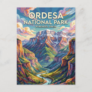 Ordesa y Monte Perdido National Park Spain Postcard