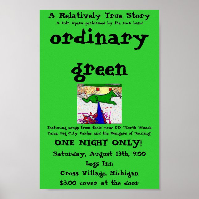 ordinary green poster (Front)