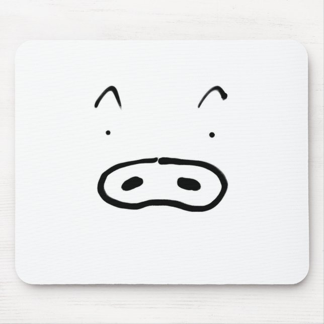 ordinary pig mouse pad (Front)