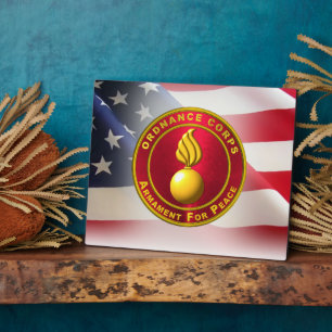 Ordnance Corps Army Veteran  Plaque