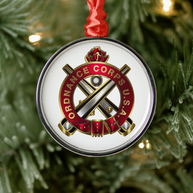 Ordnance Corps Metal Tree Decoration (Tree)