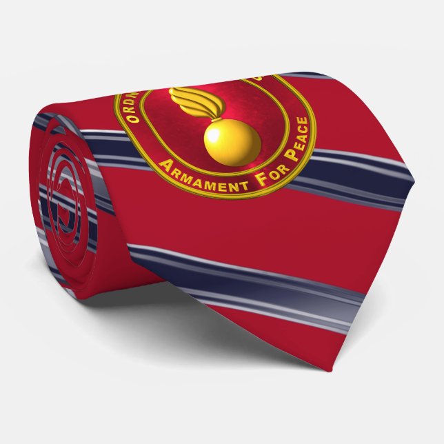 Ordnance Corps Veteran Tie (Rolled)