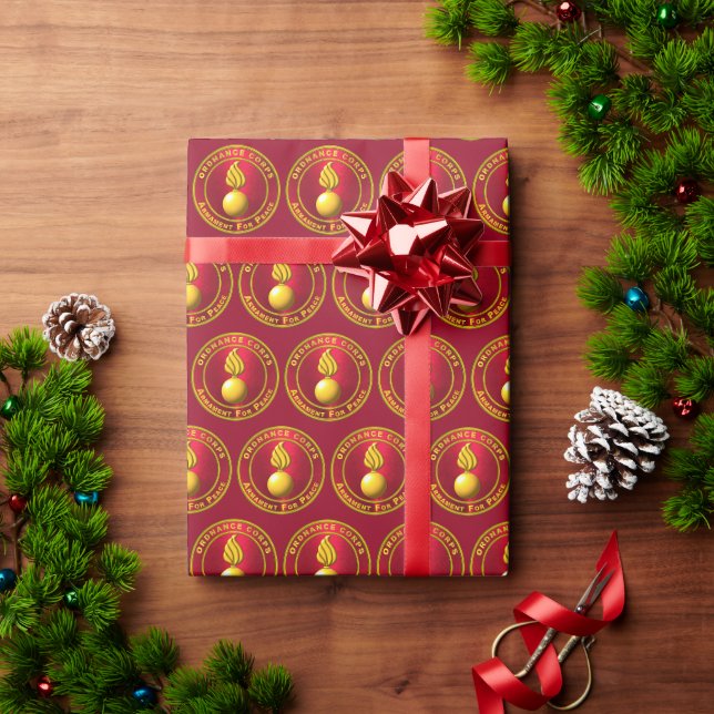 Ordnance Corps  Wrapping Paper (Holiday Gift)