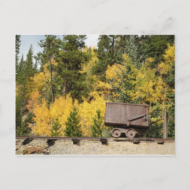 ore cart breckenridge postcard (Front)