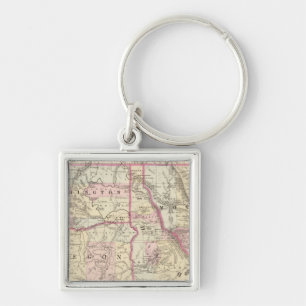 Ore, Wash, Ida, Mont Key Ring