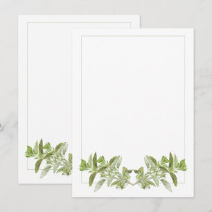 OREGANO 4.5x6.25 Flat Card / Vertical