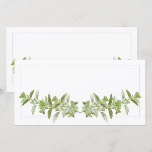 OREGANO 8x4 Flat Card / Horizontal