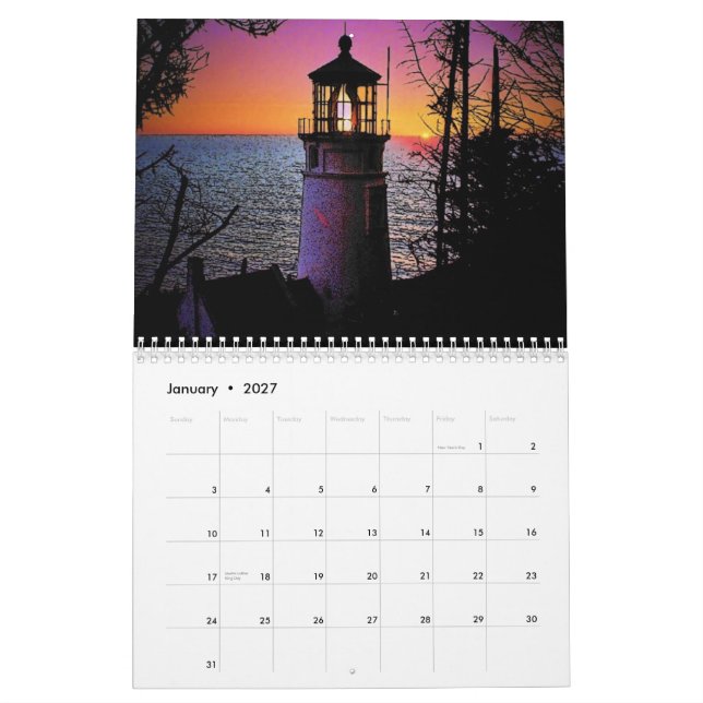 Oregon 2011 Calendar (Jan 2027)