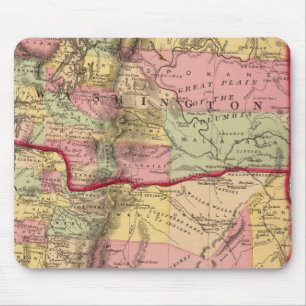 Oregon, and the Territory of Washington Mouse Pad