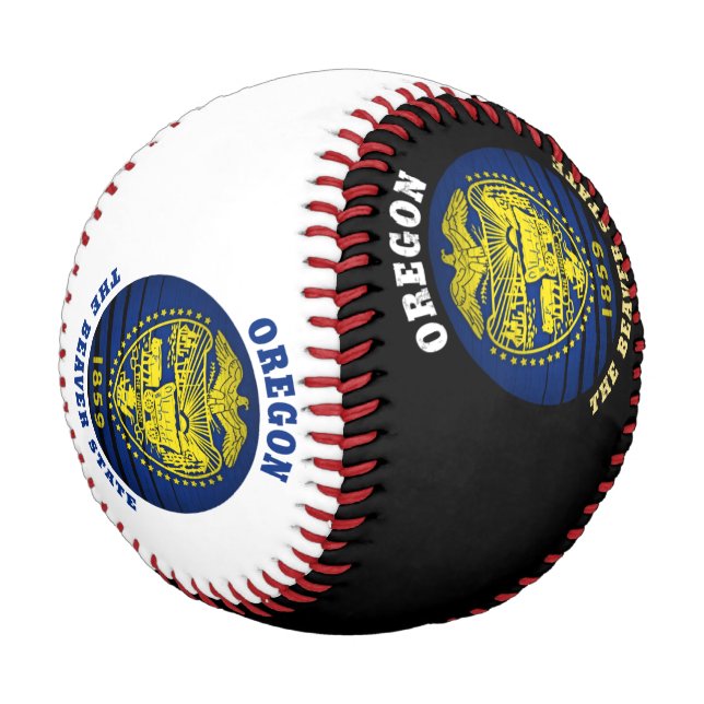 OREGON BEAVER STATE FLAG BASEBALL (Angled)