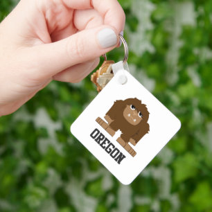 Oregon Bigfoot Key Ring
