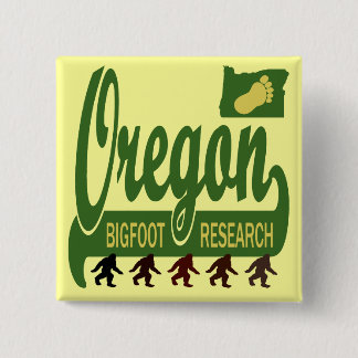 Oregon Bigfoot Research 15 Cm Square Badge