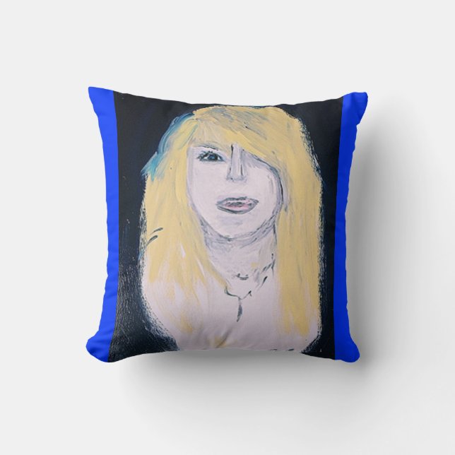 OREGON BLUES CUSHION (Front)