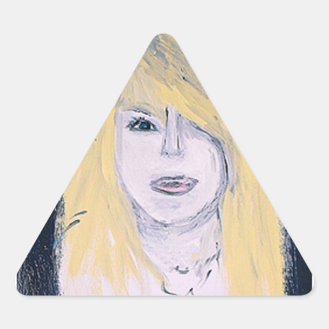 OREGON BLUES TRIANGLE STICKER (Front)