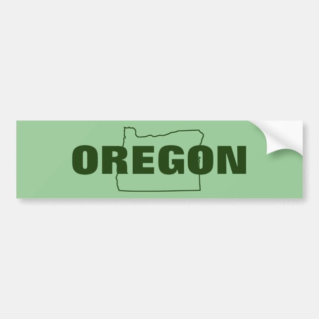 Oregon Bumper Sticker (Front)