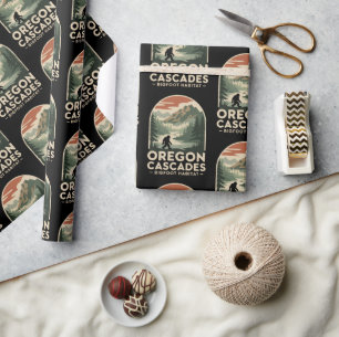 Oregon Cascades Bigfoot Habitat Wrapping Paper