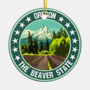 Oregon                                             ceramic tree decoration
