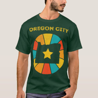 Oregon City Oregon Vintage Distressed Souvenir 1 T-Shirt