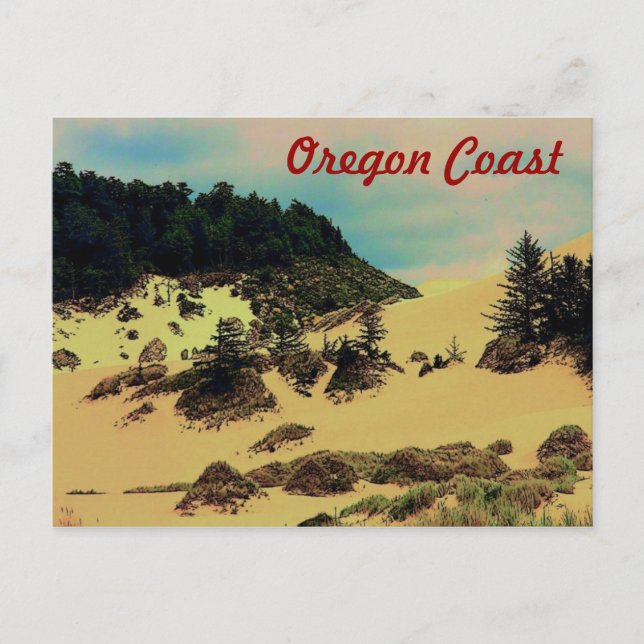Oregon Coast (Dunes) Postcard (Front)