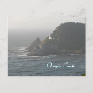 Oregon Coast Lighthouse Postcard
