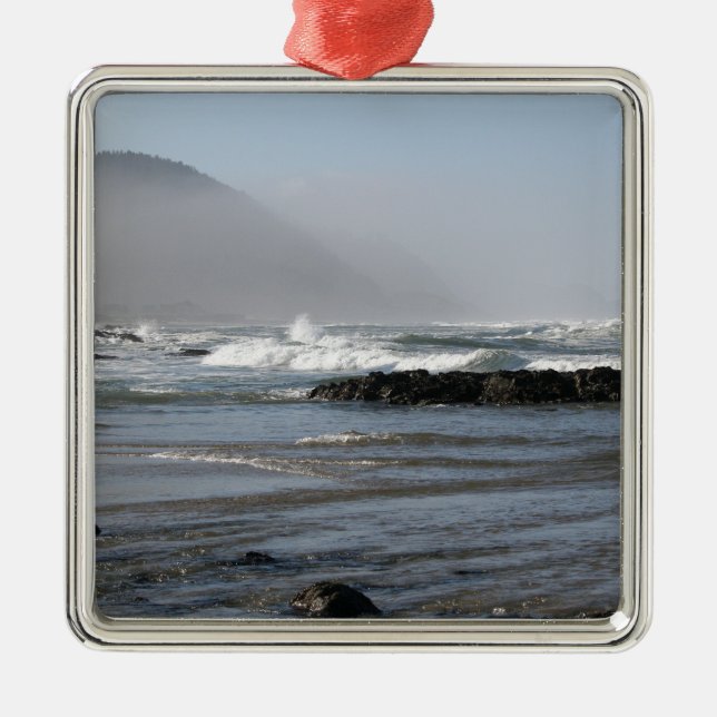 Oregon Coast Metal Tree Decoration (Front)
