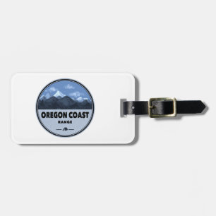 Oregon Coast Mountain Range Camping Luggage Tag