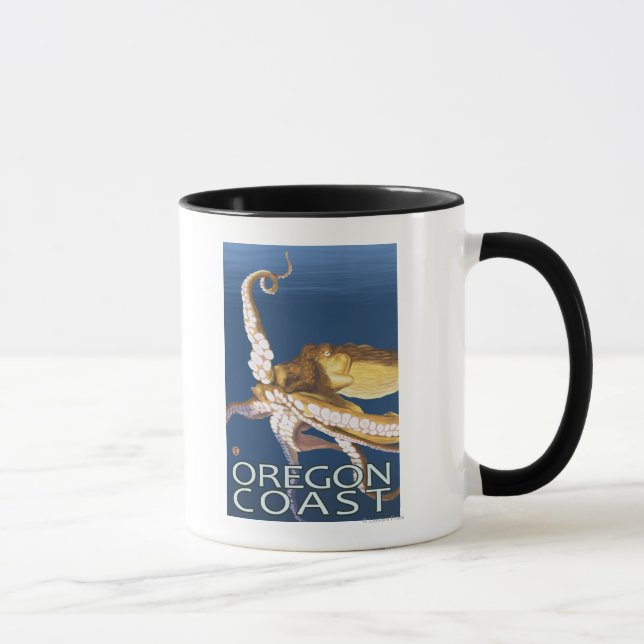 Oregon Coast Octopus Mug (Right)