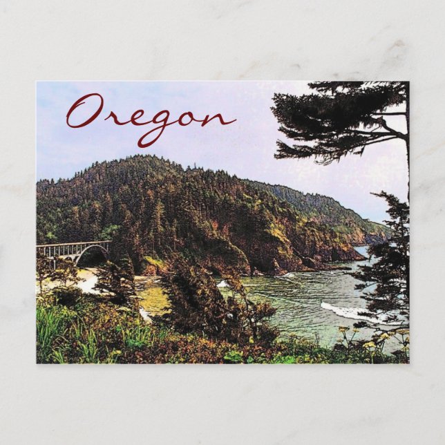 Oregon Coast Postcard (Front)